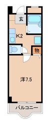 グランメール三葛の物件間取画像